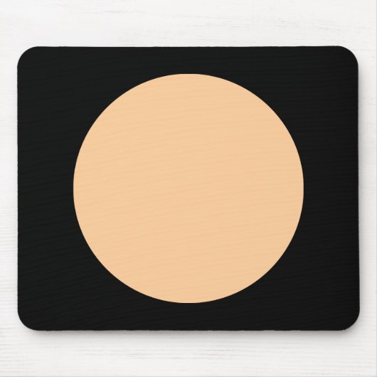 Kreis - Sand mit Schwarz Mousepad (Vorne)