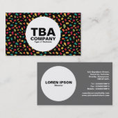 Kreis - Scherben - Farben 02 Visitenkarte (Vorne/Hinten)