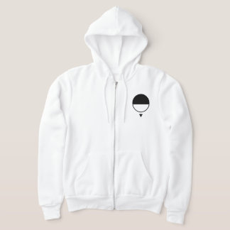 Kreis Schwarz/Leere Hoodie