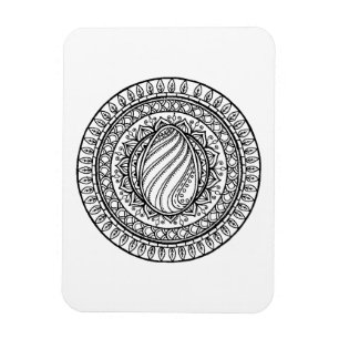 Kreis-Stammes- Gekritzel Magnet