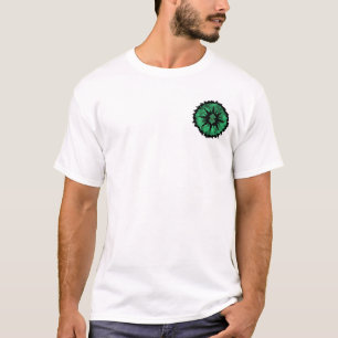 Kreis-Stern-Grün T-Shirt