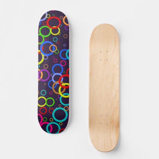 Kreis-Tapete Skateboard (Vorderseite)