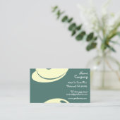 Kreis und Kurven... Visitenkarten Visitenkarte (Stehend Vorderseite)