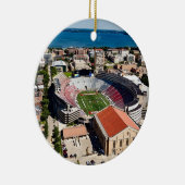 Kreis-Verzierung Madisons Wisconsin Keramikornament (Rechts)