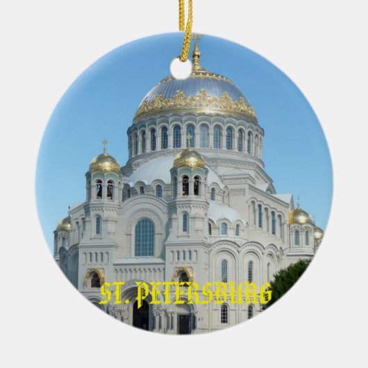 Kreis-Verzierung St Petersburg Russland Keramik Ornament (Vorne)