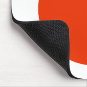 Kreis - Ziegel mit Weiß Mousepad (Ecke)