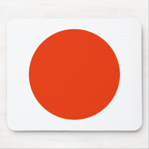 Kreis - Ziegel mit Weiß Mousepad
