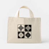 Kreisanhänger-Set Mini Stoffbeutel (Rückseite)