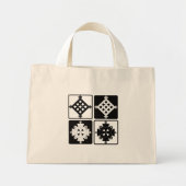 Kreisanhänger-Set Mini Stoffbeutel (Vorne)