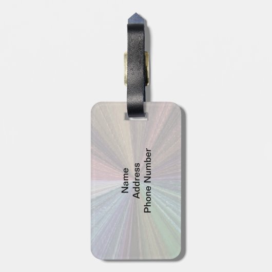 Kreisbogen Gepäckanhänger (Rückseite vertikal)