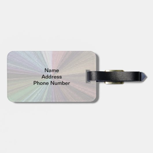 Kreisbogen Gepäckanhänger (Rückseite horizontal)