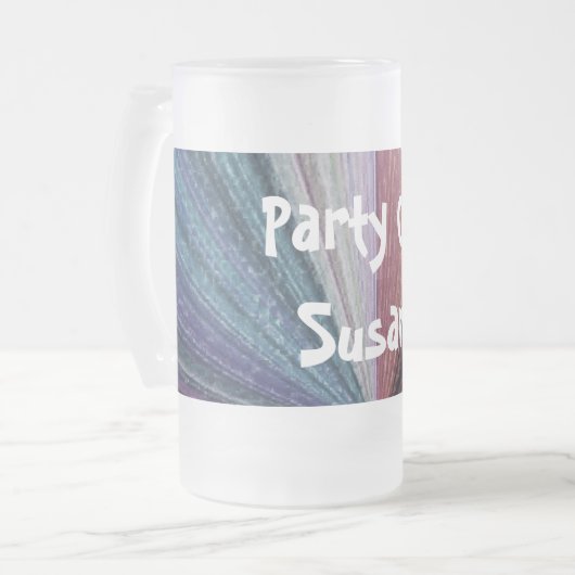 Kreisbogen Mattglas Bierglas (Vorderseite Links)