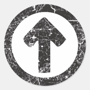 Kreisbogen Runder Aufkleber