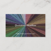 Kreisbogen Visitenkarte (Rückseite)