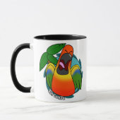 Kreischende Tasse Sun Conure (Links)
