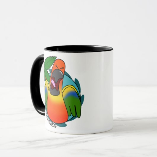 Kreischende Tasse Sun Conure (Vorderseite Links)