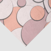 Kreisdesign monochrom seidenpapier (Ausschnitt)