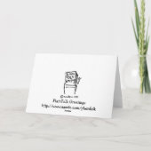 Kreisdiagramm-amische Sitzung Karte (Rückseite)