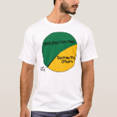 Kreisdiagramm T-Shirt (Vorderseite)