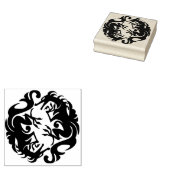 Kreisdrachen Briefmarke Gummistempel (Stempel)