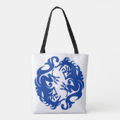 Kreisdrachen Totbeutel Tasche (Rückseite)