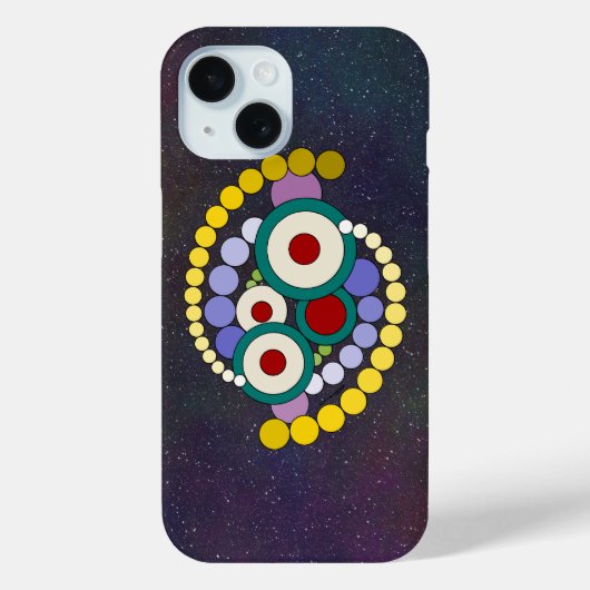 Kreise Abstrakte Artwork Case-Mate iPhone Hülle (Rückseite)