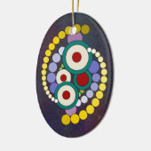 Kreise Abstrakte Artwork Keramik Ornament (Links)