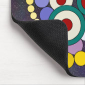 Kreise Abstrakte Artwork Mousepad (Ecke)