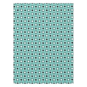 Kreise auf Aquamarin Tischdecke (Vorderseite)