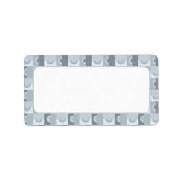 Kreise auf der Grau-Adressenkennzeichnung Adressaufkleber