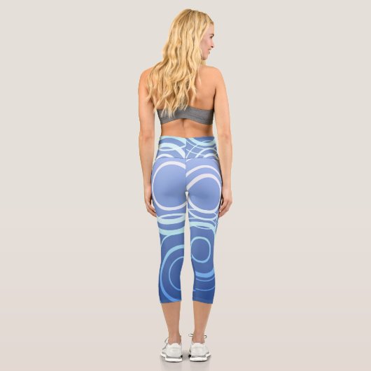 Kreise Capri Leggings (Rückseite)
