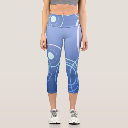 Kreise Capri Leggings (Vorderseite)