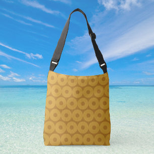 Kreise der braunen Crossbody Bag Tragetaschen Mit Langen Trägern