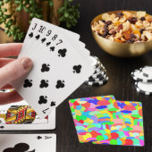 Kreise der Farbspielkarten Spielkarten (In Situ)