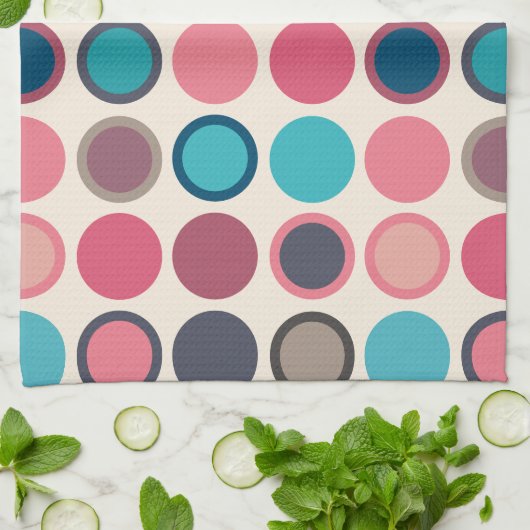 Kreise des Horizonts 3 Geschirrtuch (Gefaltet)