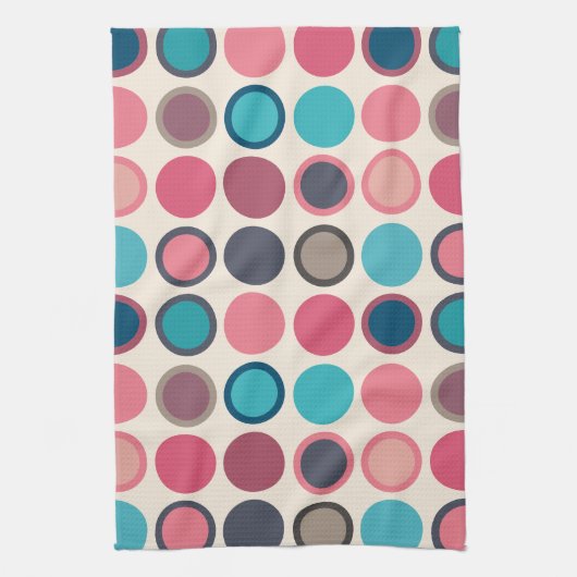 Kreise des Horizonts 3 Geschirrtuch (Vertikal)