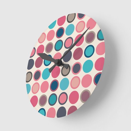 Kreise des Horizonts 3 Runde Wanduhr (Winkel)