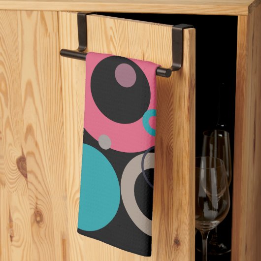 Kreise des Horizonts Geschirrtuch (Drittel gefaltet)