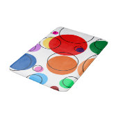 Kreise des Vergnügens Badematte (Schrägansicht)