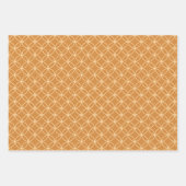 Kreise Diamanten Blume Muster Set 3 Geschenkpapier Set (Vorderseite 2)