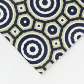 Kreise Fleecedecke (Ecke)