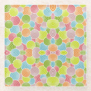 Kreise Glasuntersetzer