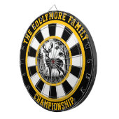 Kreise Hirsche Zielwand Art Dartscheibe (Vorderseite rechts)