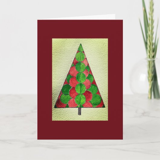 Kreise, Holiday Tree, Karte (Vorderseite)