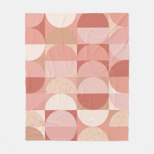 Kreise im Mittelalter-Stil: modernes geometrisches Fleecedecke