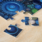 Kreise im Regenbogen Puzzle (Seite)