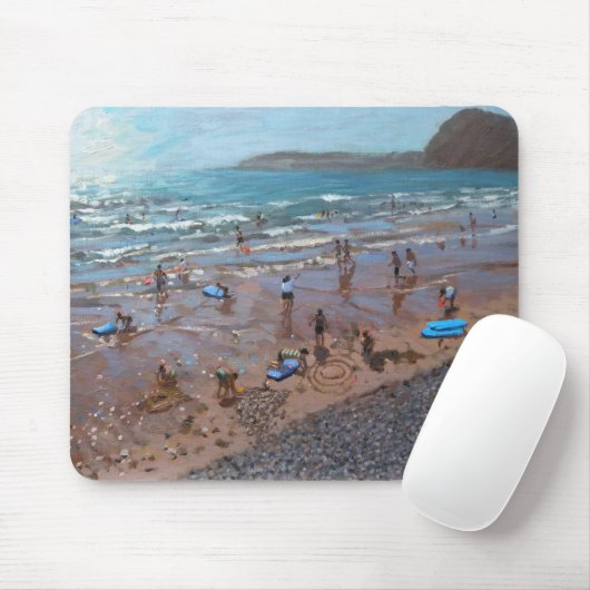 Kreise im Sand Sidmouth 2007 Mousepad (Mit Mouse)