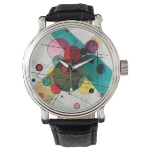 Kreise in einem Kreis durch Wassily Kandinsky Armbanduhr