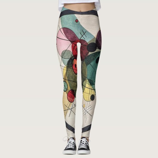 Kreise in einem Kreis - Kandinsky Leggings (Vorderseite)