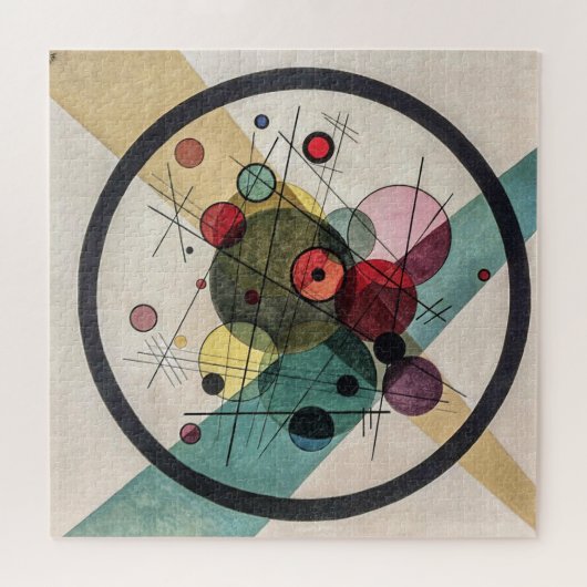 Kreise in einem Kreis - Kandinsky Puzzle (Horizontal)